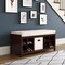 John Louis Home Solid Wood Entryway Bench - 1 Bins & 2 Shoe Divider Espresso JLH-EB-E2 - alternate 1